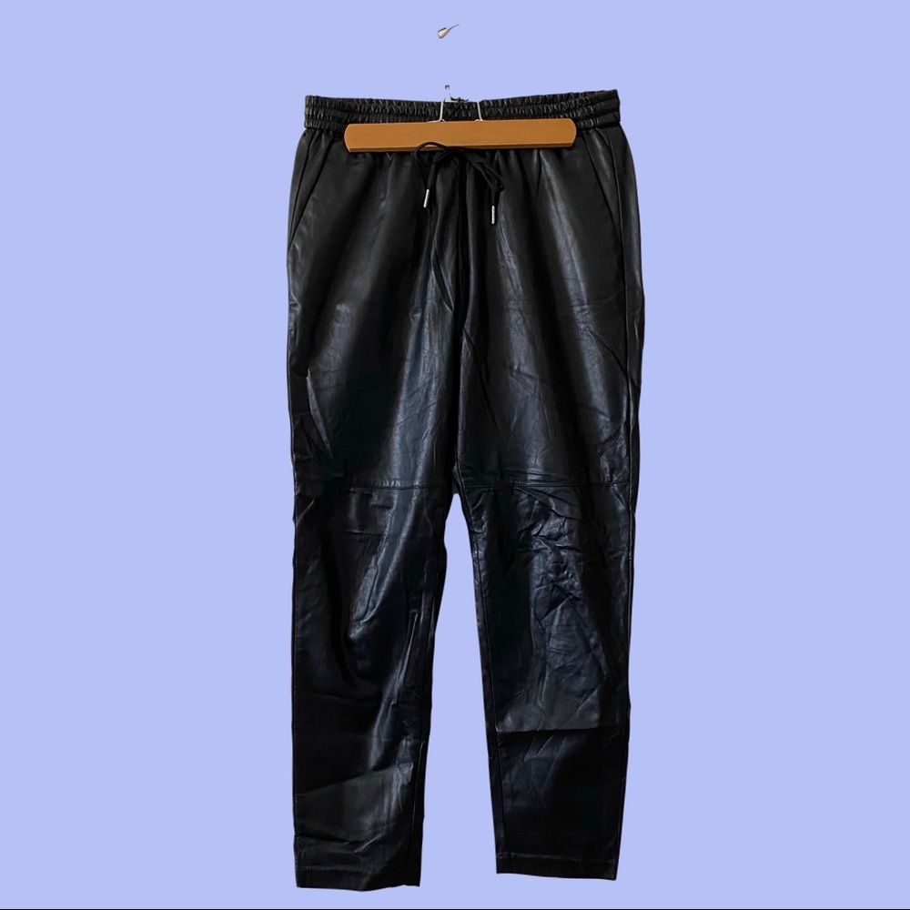 H&M Pleather Joggers